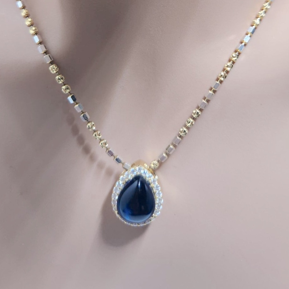 14k VVS GRA Certifed Diamond cremation Urn teardrop pendant, memorial Keepsake